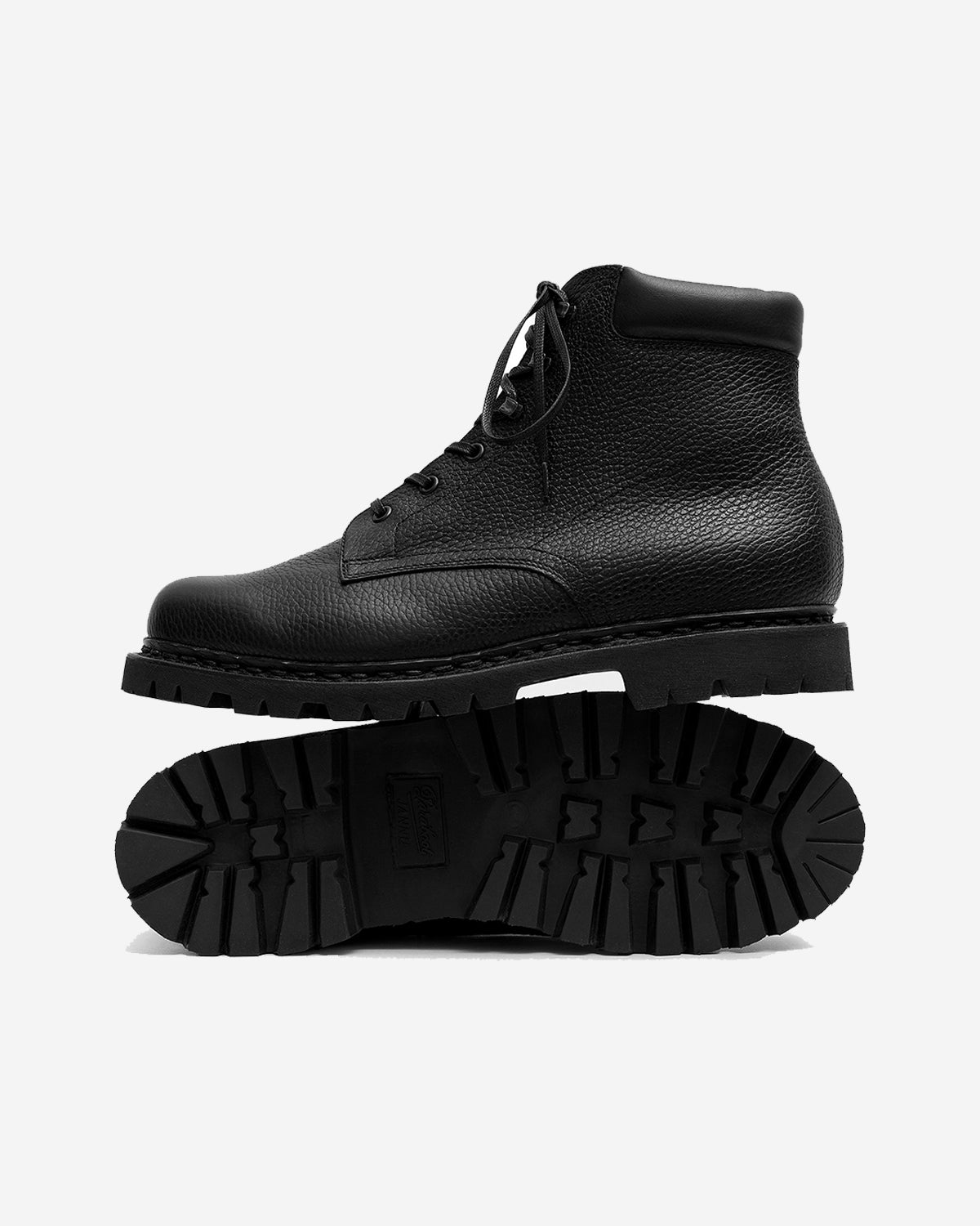 Bergy - Paraboot for Arpenteur Grained Calf Leather Shoes - Black