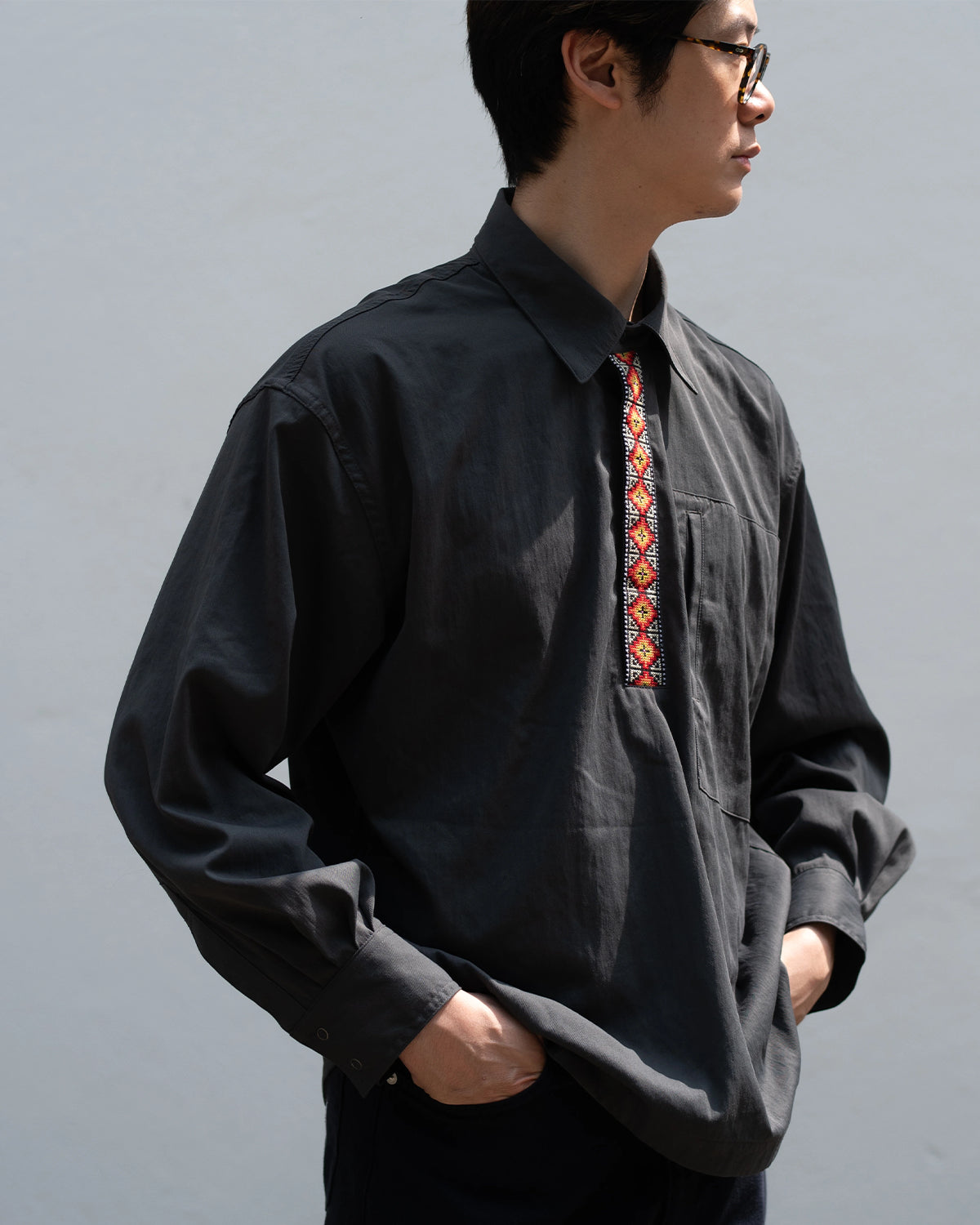 Edge Shirt - Charcoal