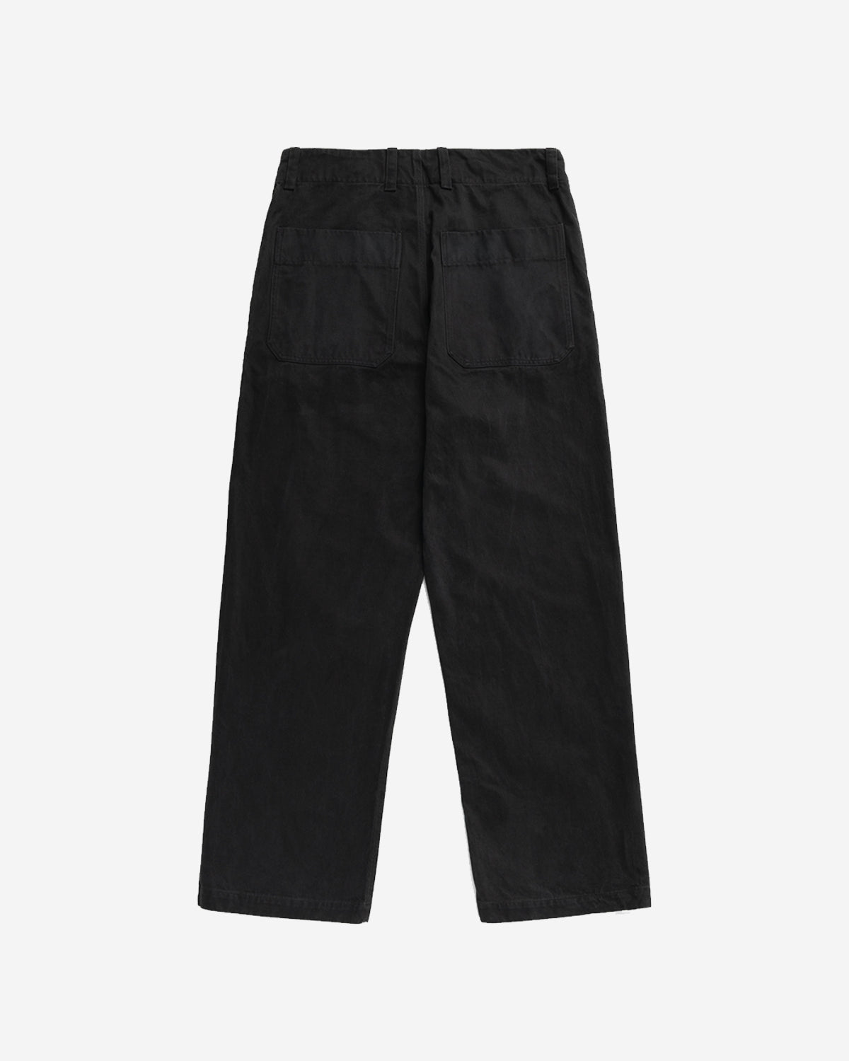 Lux P - Unlined Mens Trousers Dye Moleskin - Black