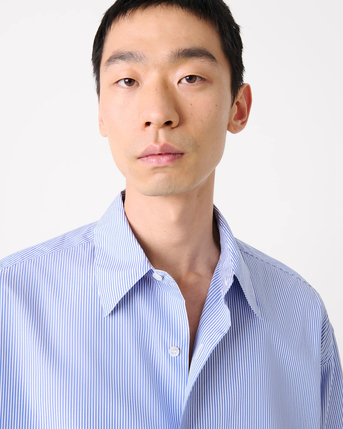 Sorono - Short Sleeve Shirt - Blue And White