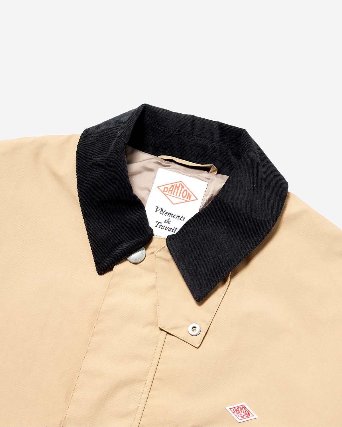 Mens Nylon Taffeta Work Jacket - Sand Beige