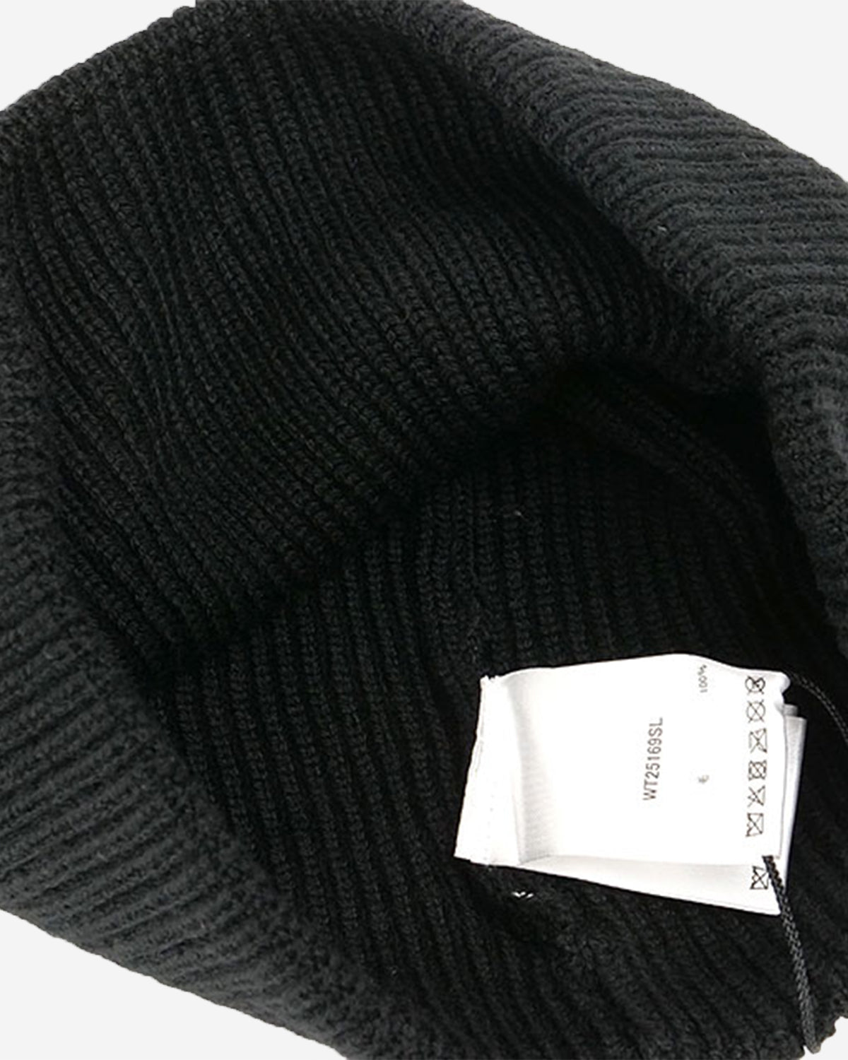 Wool Knit Hat - Black