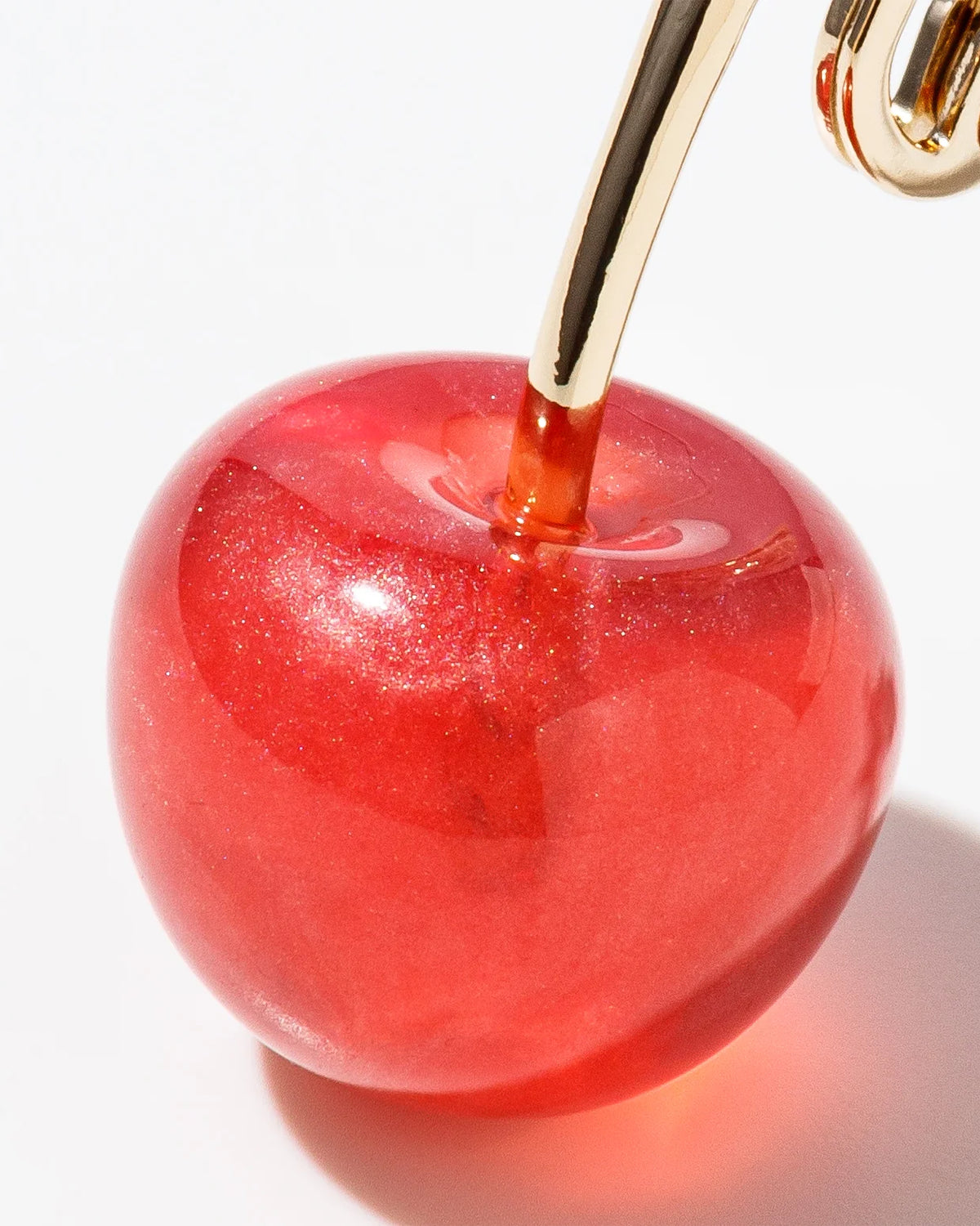 Cherry Earrings - Pastel Red