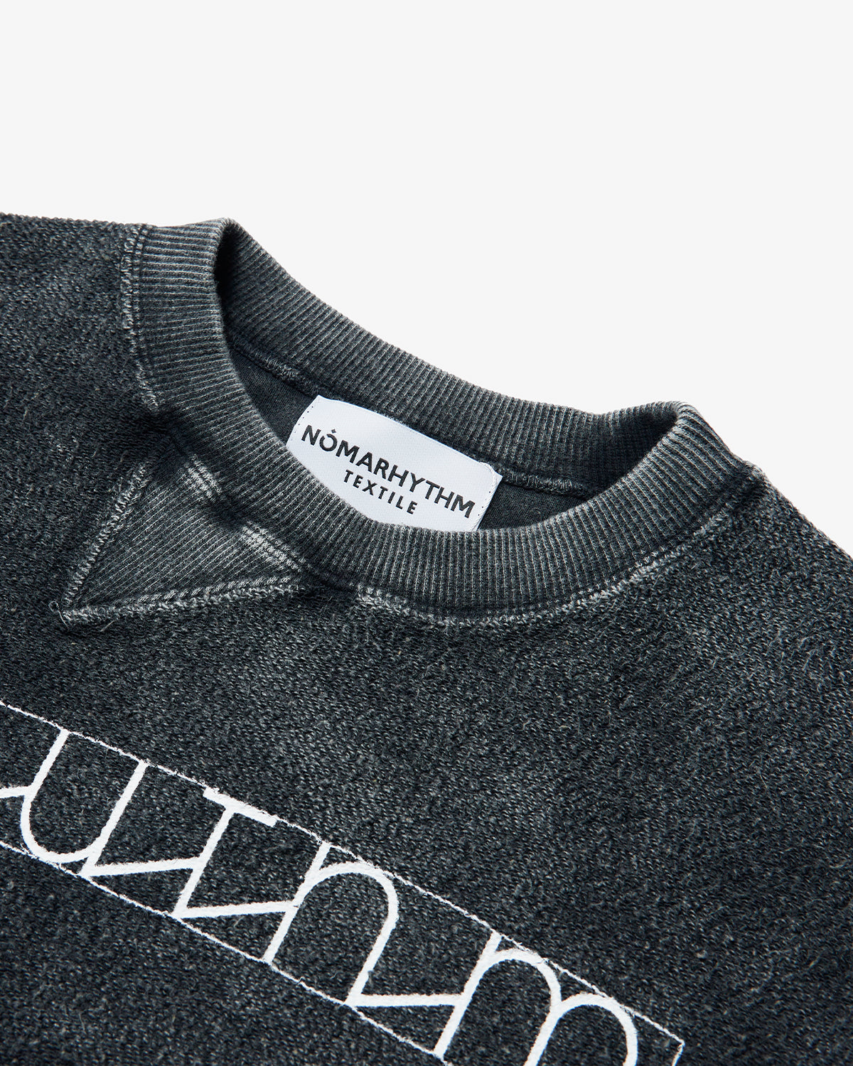 Hand Dye Danny Square Twist Sweat - Black Square