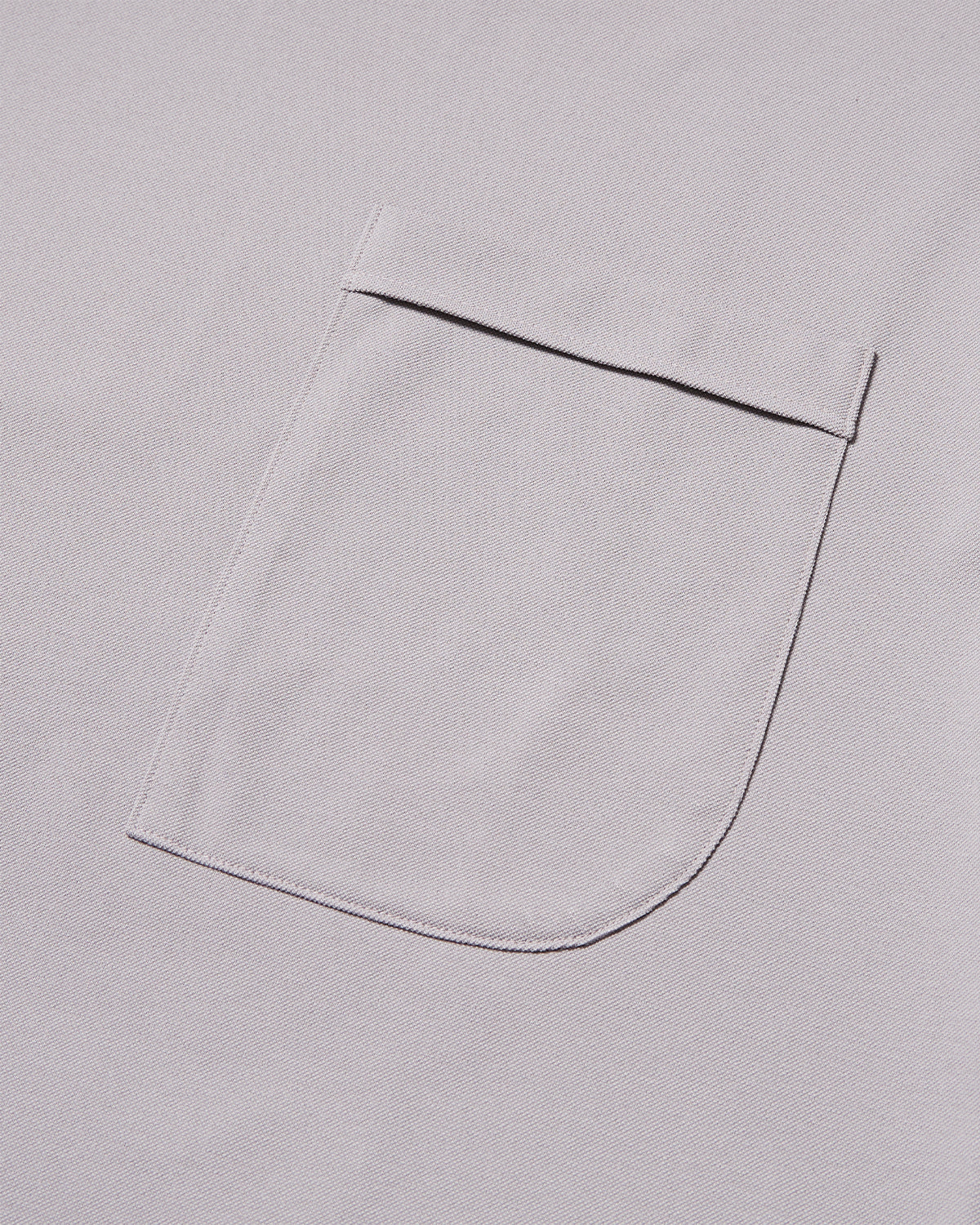 Pique Y-Neck T-Shirt - Gray