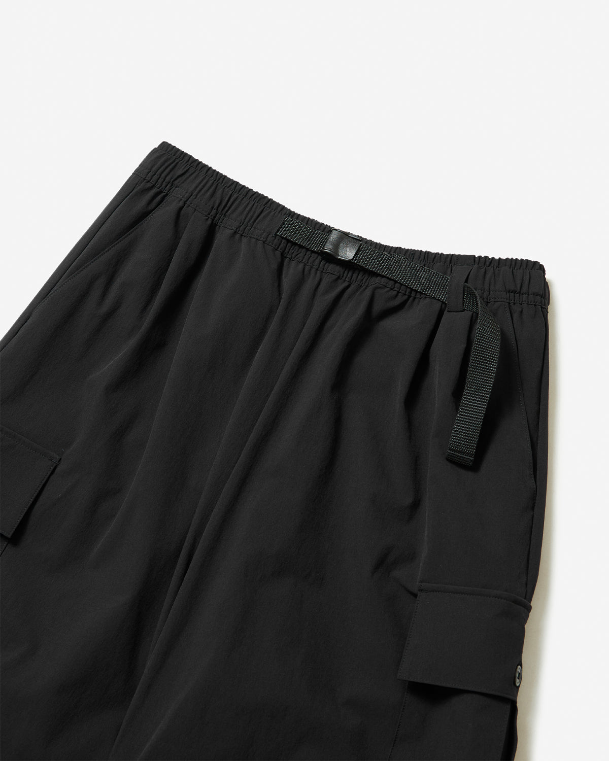 Boro - Belted Easy Cargo Pants - Black