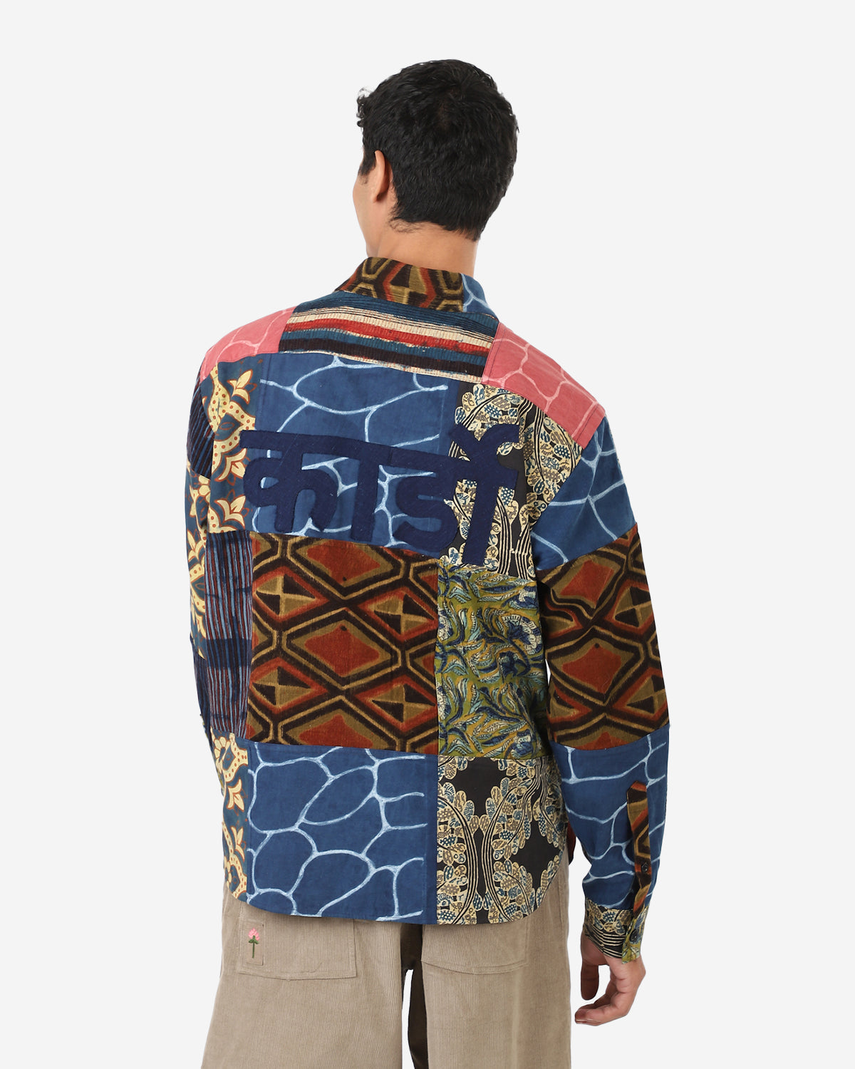 Luis - Over Sized Regular Collar LS Shirt - Multi