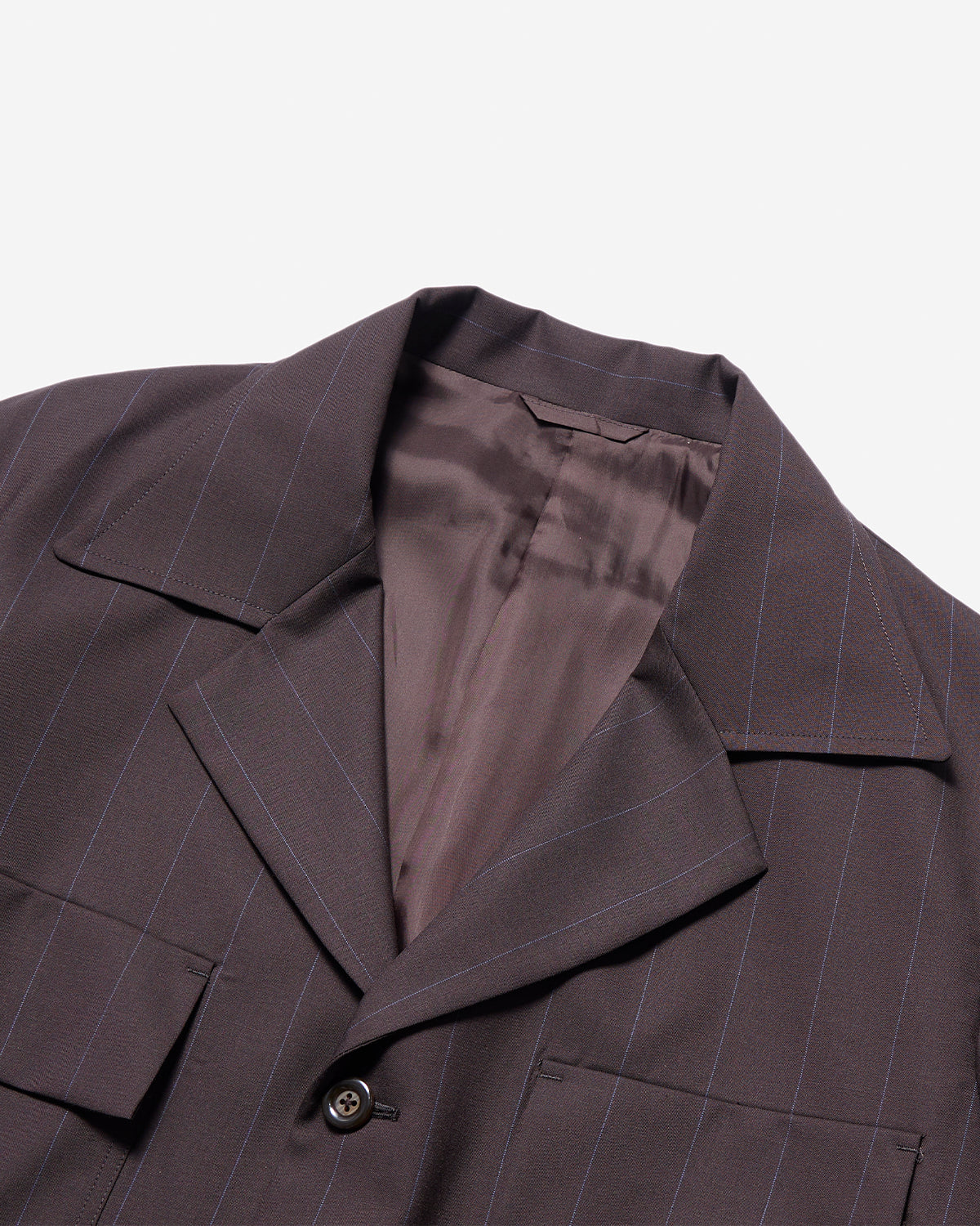 Ulster Collar Short JKT - Chocolate