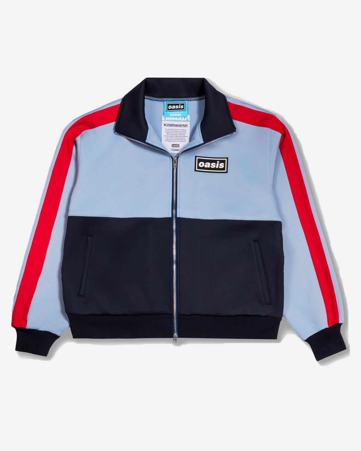 Pleasures X Oasis - Forever Track Jacket - Powder Blue