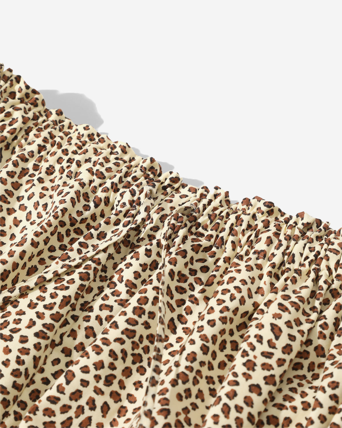 Balloon Unitard - Solid＆Leopard - Leopard