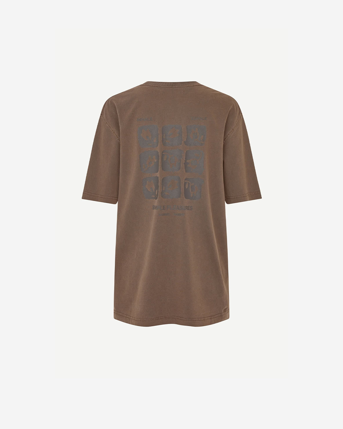 Sacohen T-Shirt - Brown Stamp