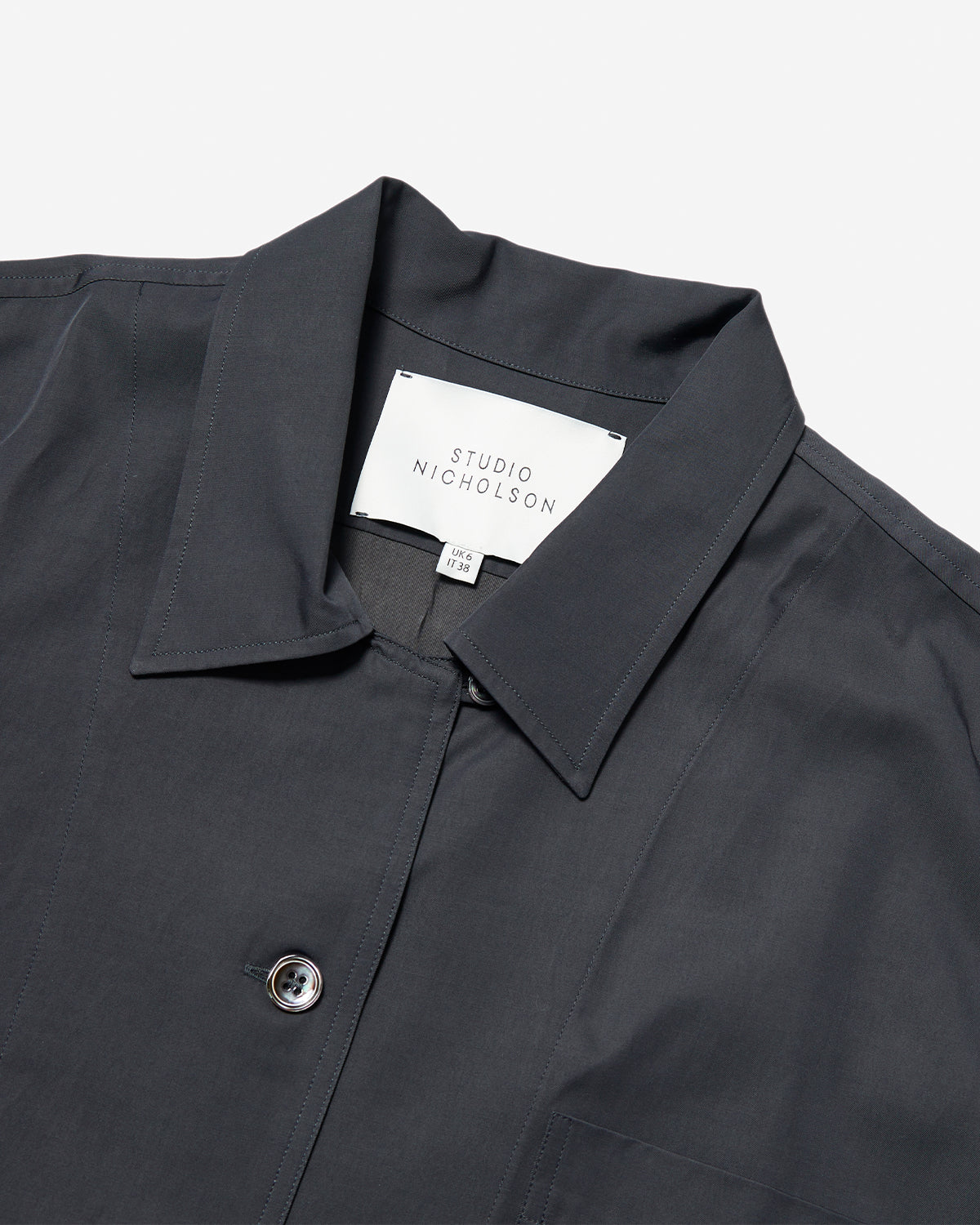 Delos - Short Sleeve Shirt With Pocket - Coal
