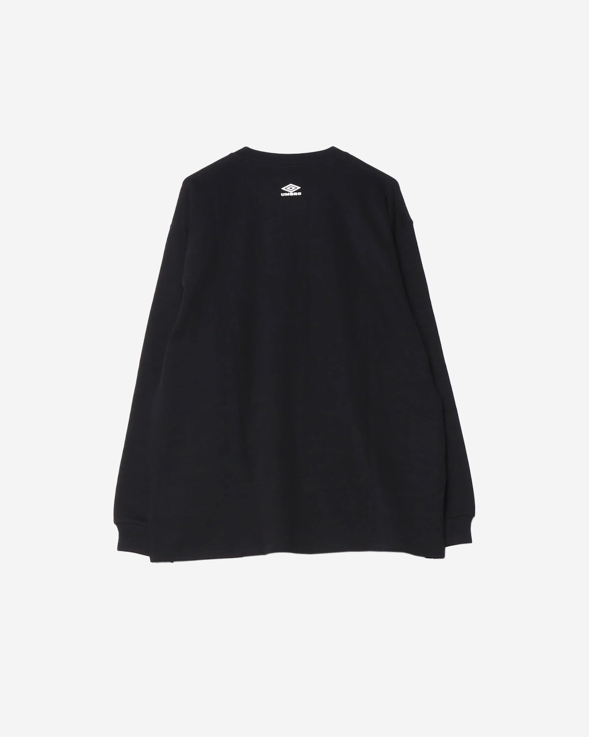 Wm × Umbro Henry Neck L/S T-Shirt - Black
