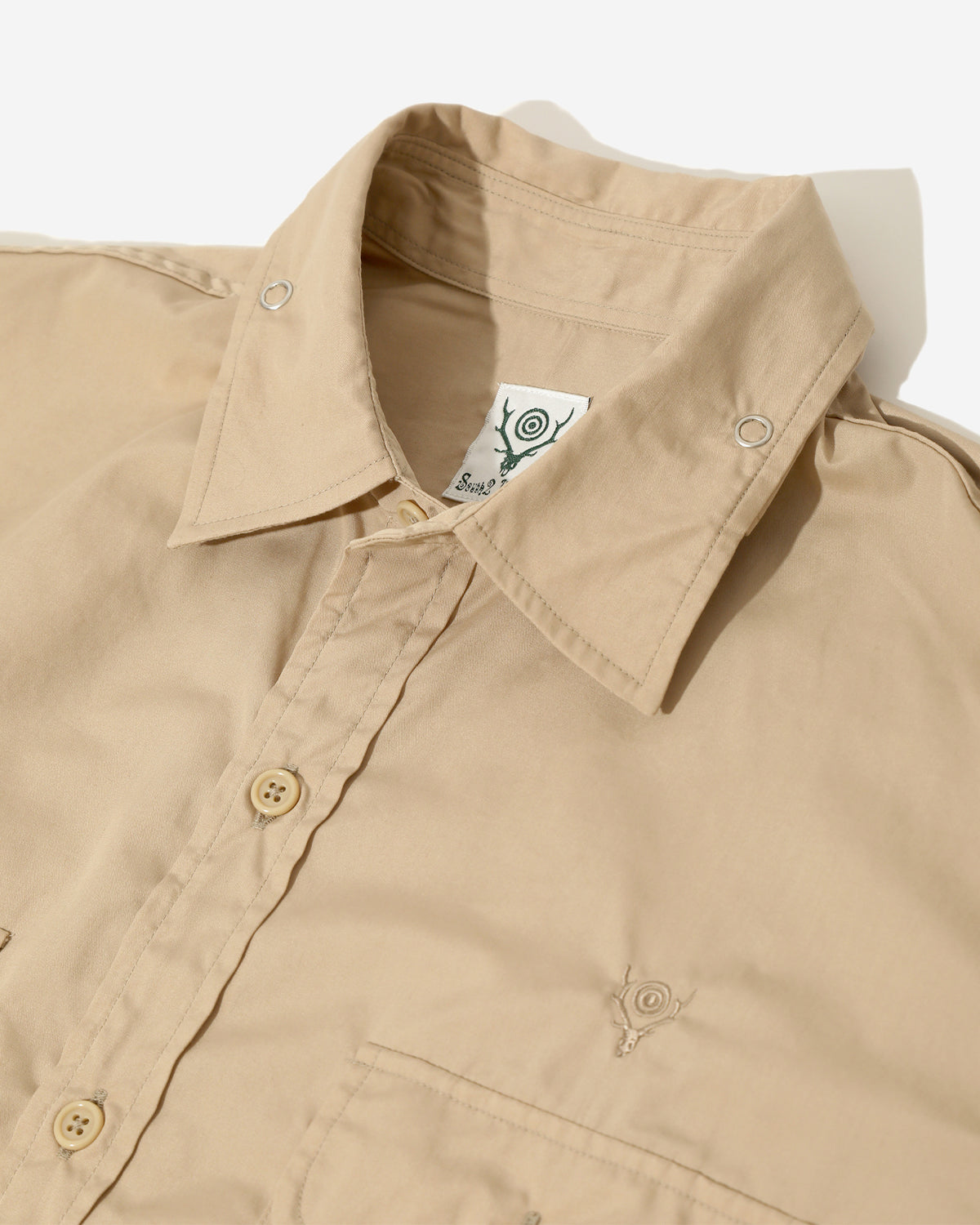 Fishing Shirt - C/PE Broad Cloth - Beige