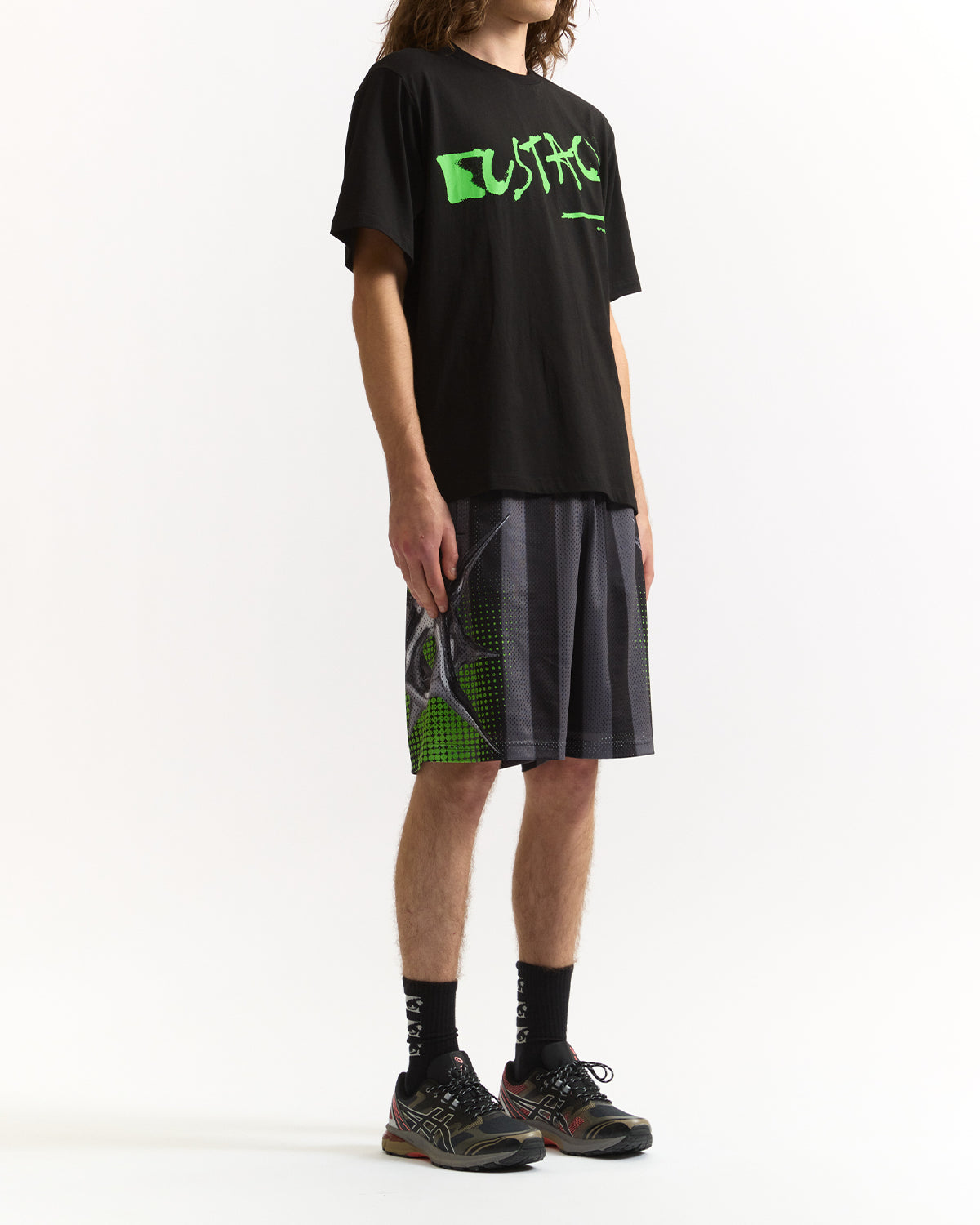 Smoke And Dreams Mesh Shorts - Sharp Green