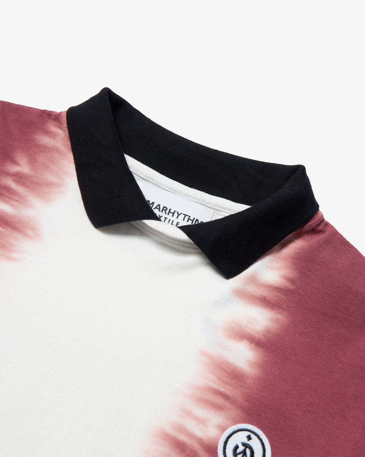 Hand Dye Polo Tee Shirt - Purple