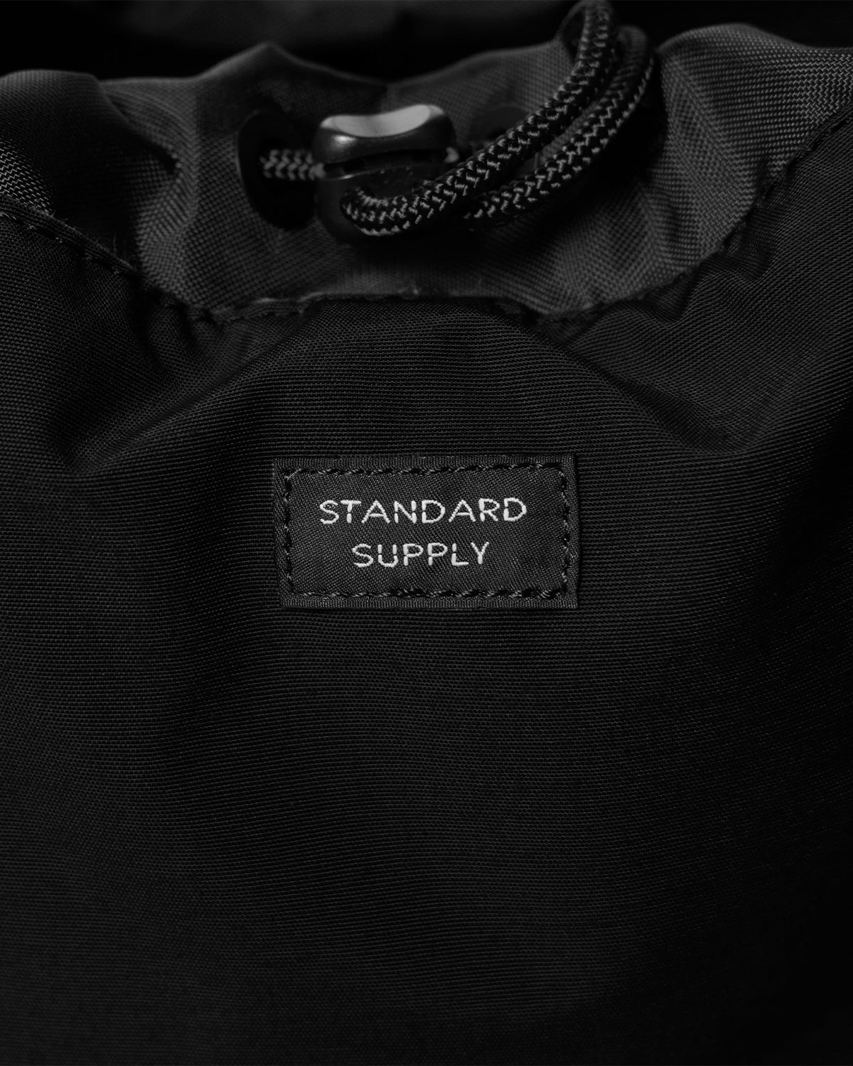 Simplicity 2Way Draw String Tote - Black