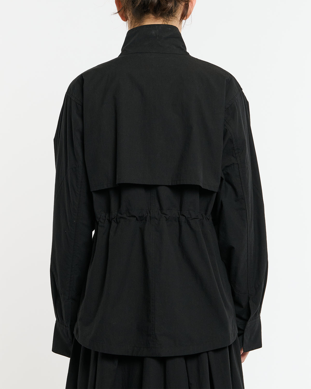 Vista - Elasticated Waist Jacket - Washed Black