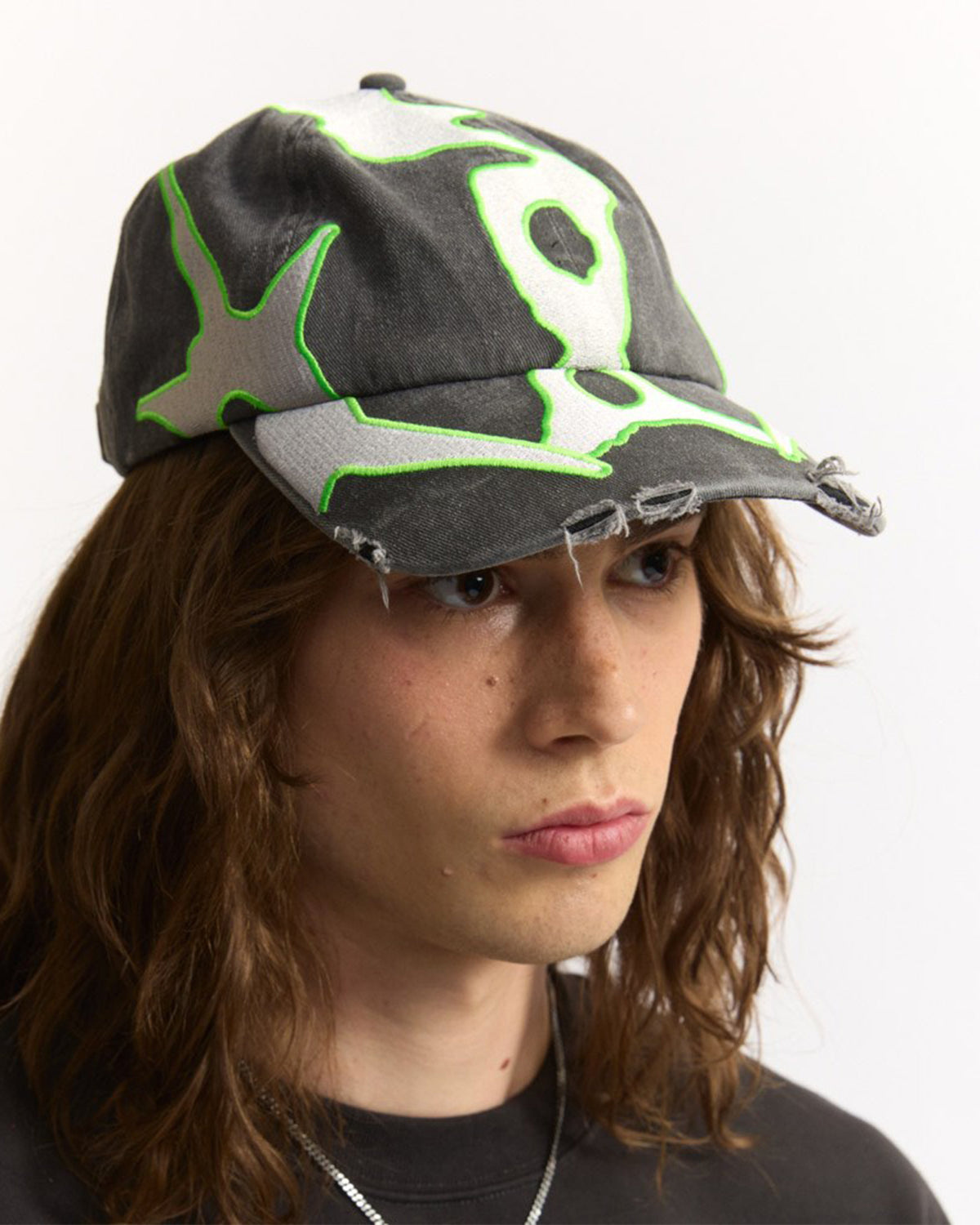 Thirty Three And A Third Baseball Cap - Black Wash / Sharp Green
