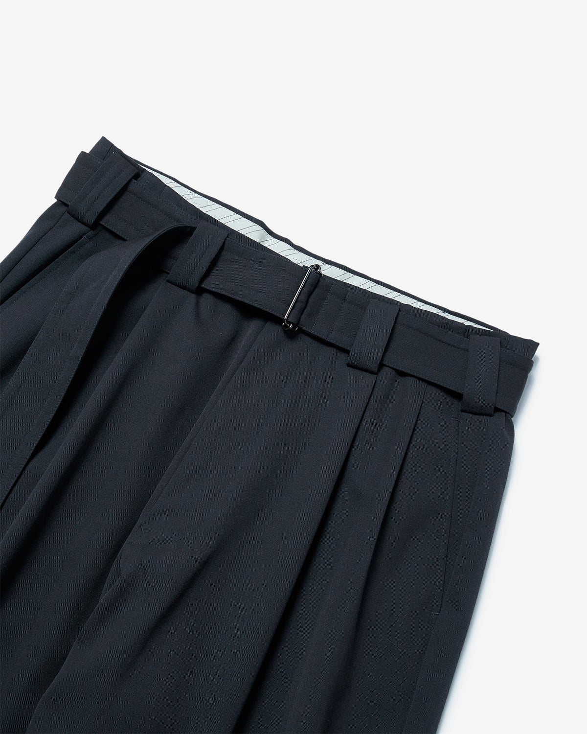 Tab Belt Pant - Black