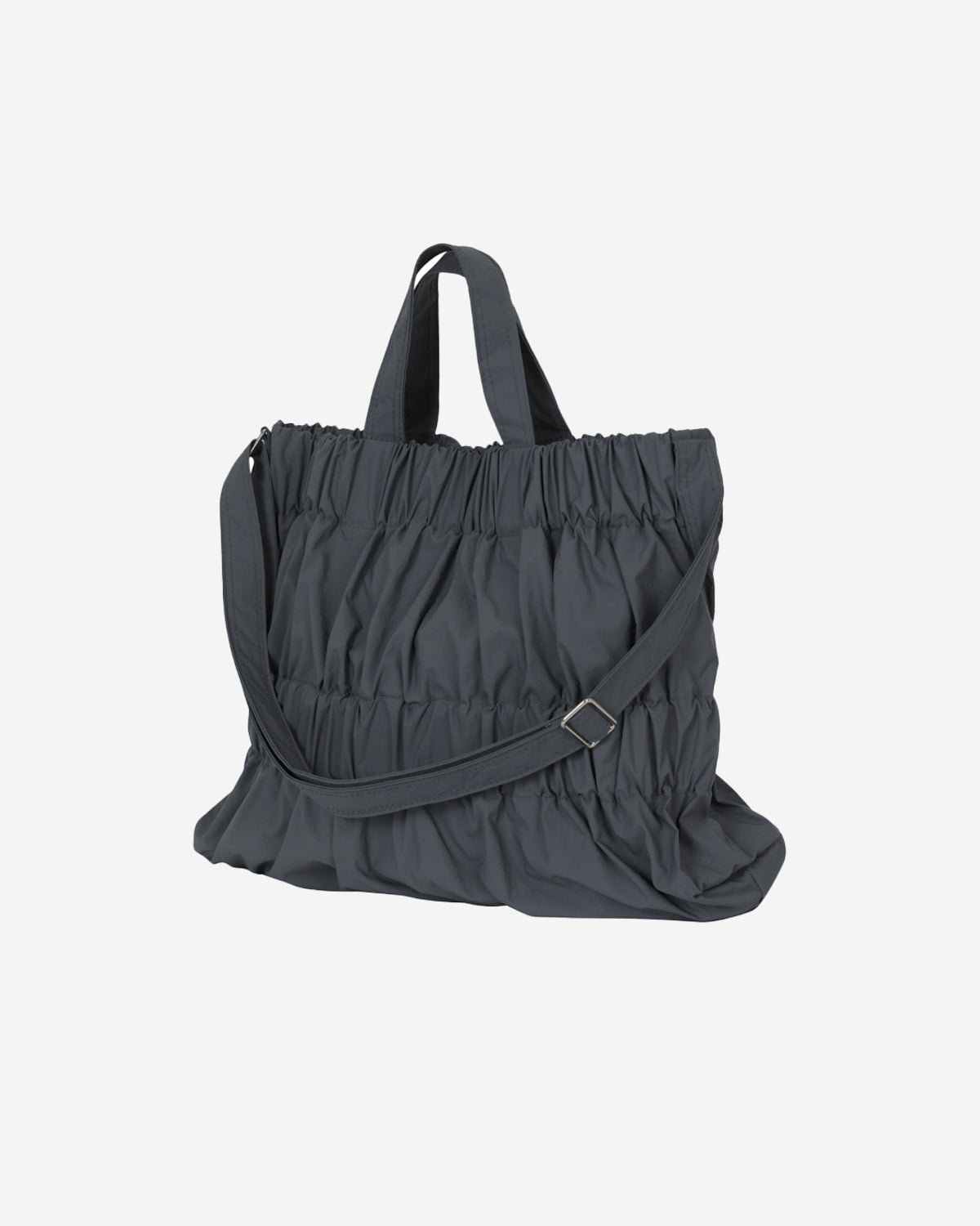 M Tiered Cross Bag - Charcoal