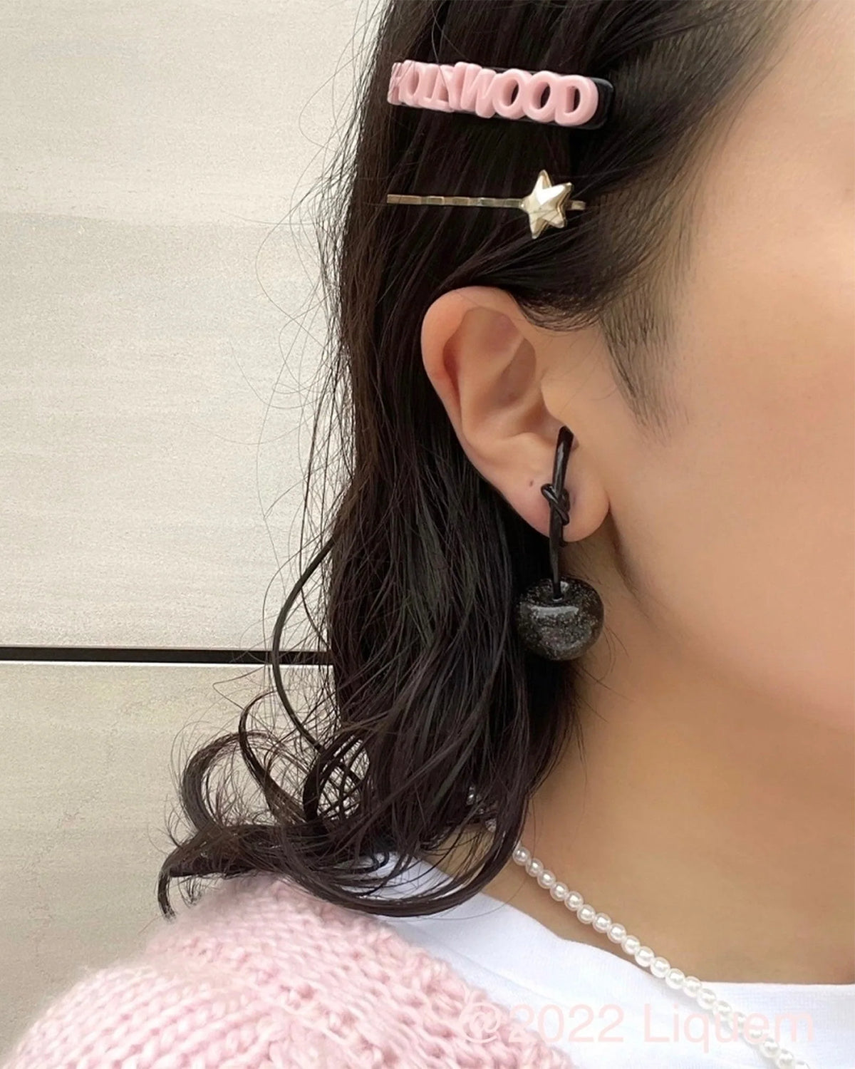 Cherry Earrings - Starry Sky