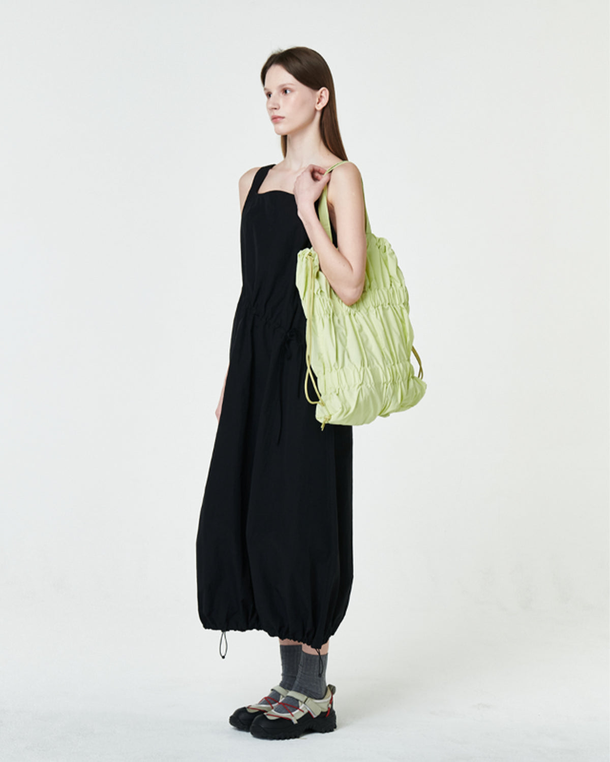 Tiered Banding Backpack - Lime Lemon