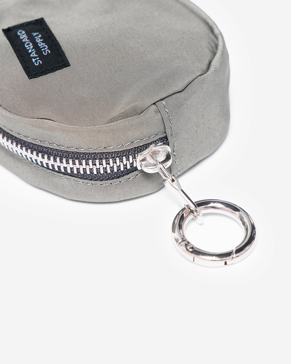 Simplicity Round Charm Pouch - Grey