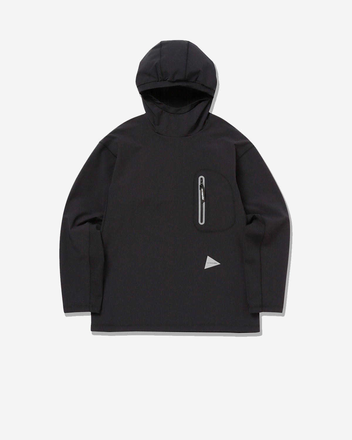 Hybrid Warm Pocket Hoodie - Black