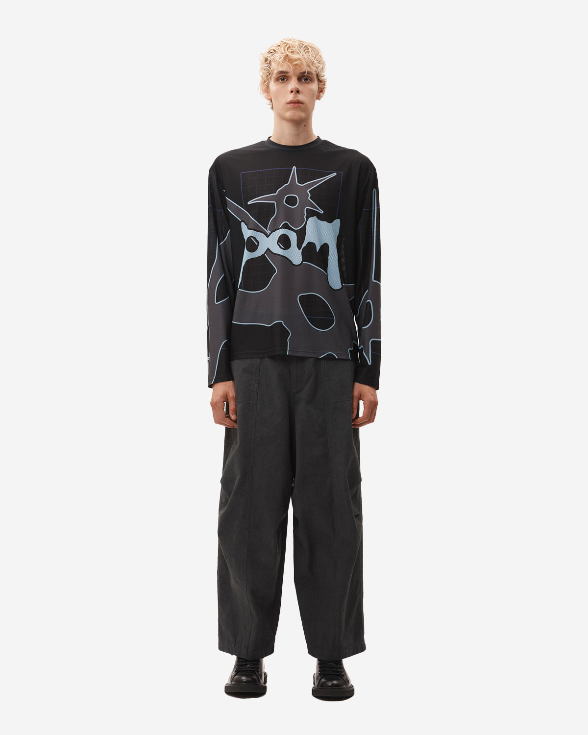 Clear Sighted Mtb Mesh LS Top - Black