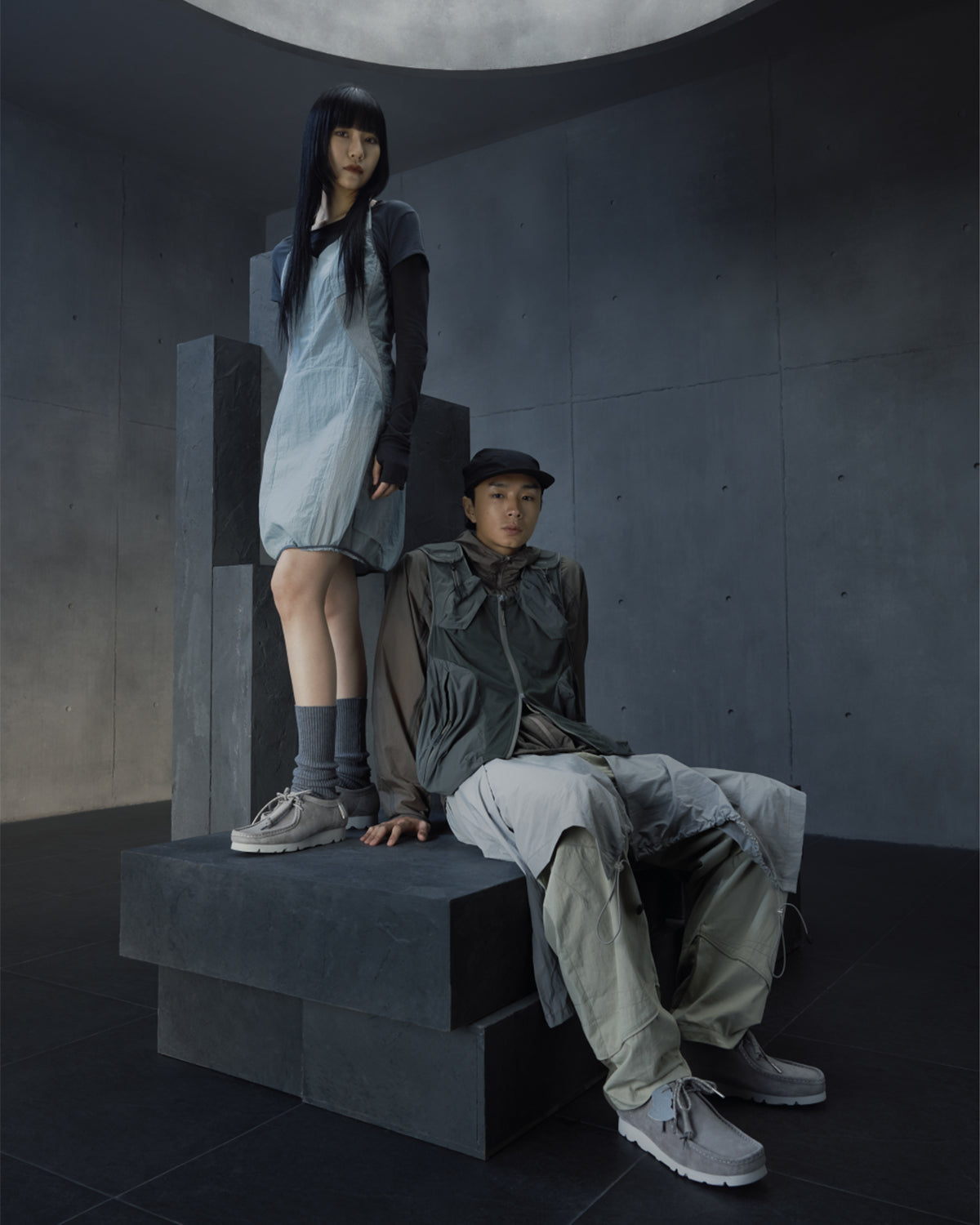 Clarks Originals x COSTS - Wallabee - Grey Suede