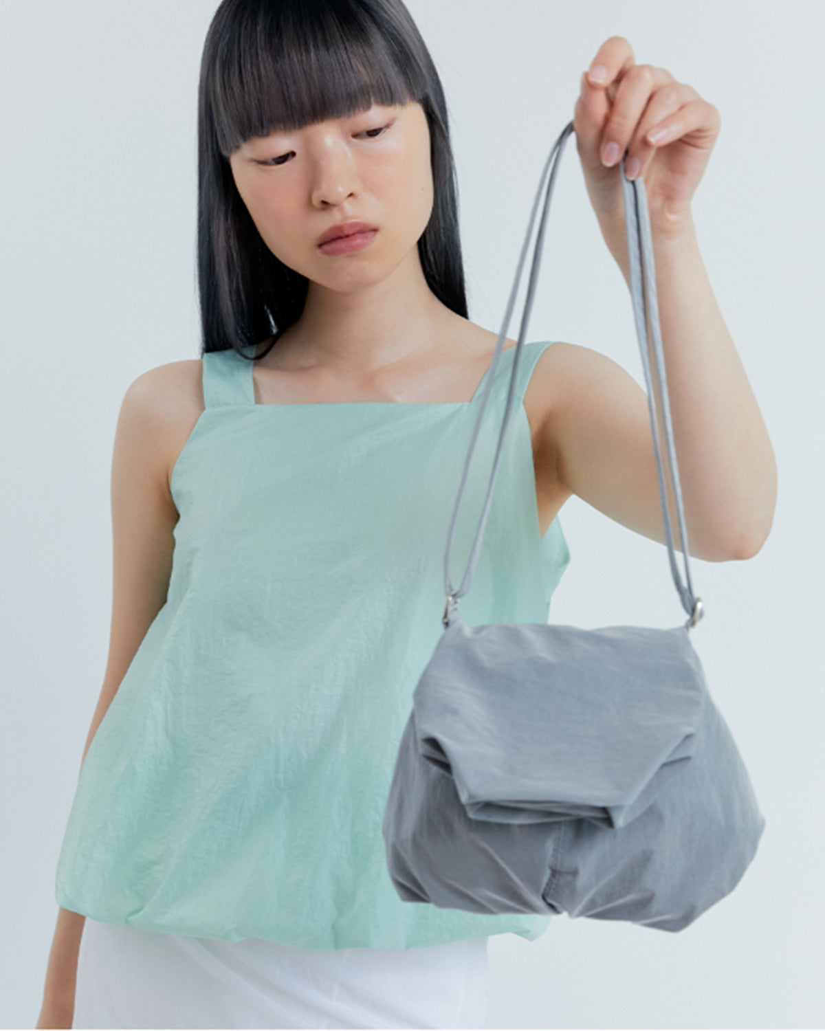 Blooming Cross Bag - Gray