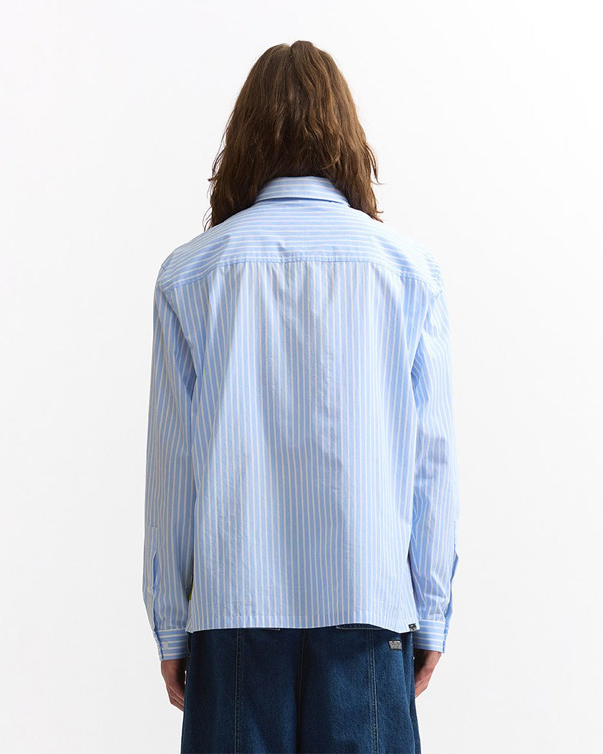 Mind Garden Stripe Shirt - Blue Stripe