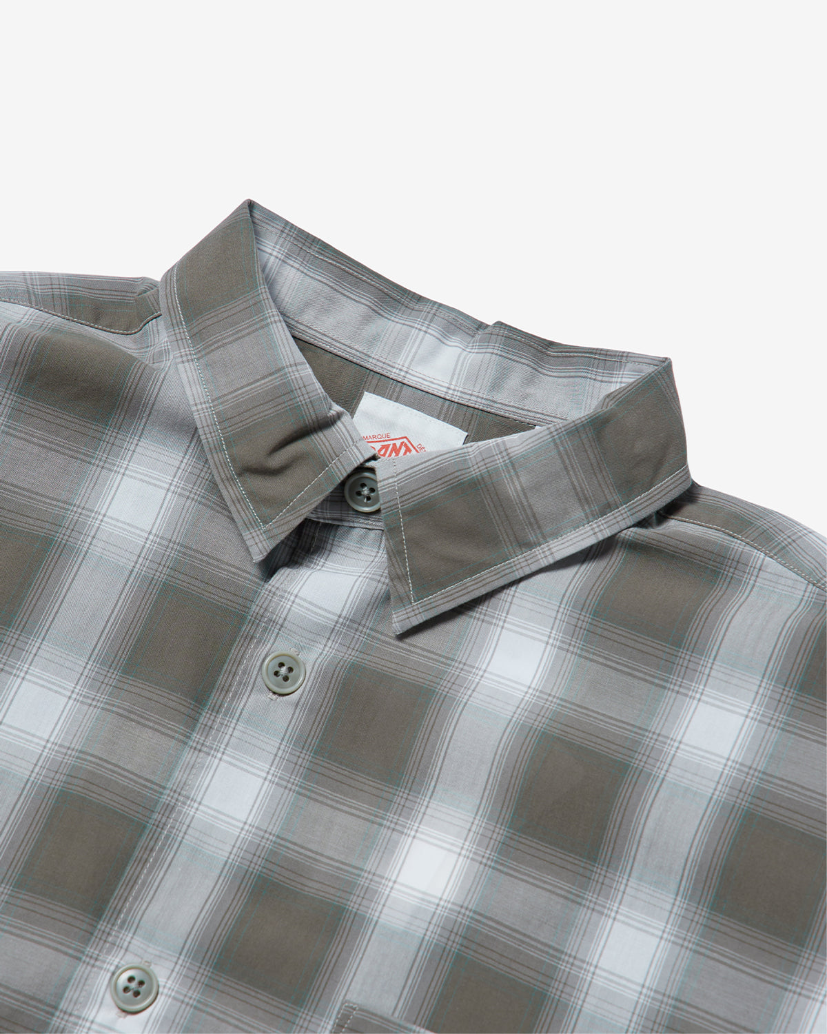 Mens Work Shirt - Beige Ombre