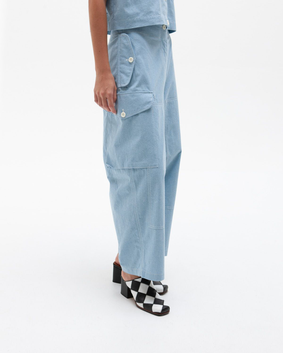 Janet Despatch Pant - Baby Blue