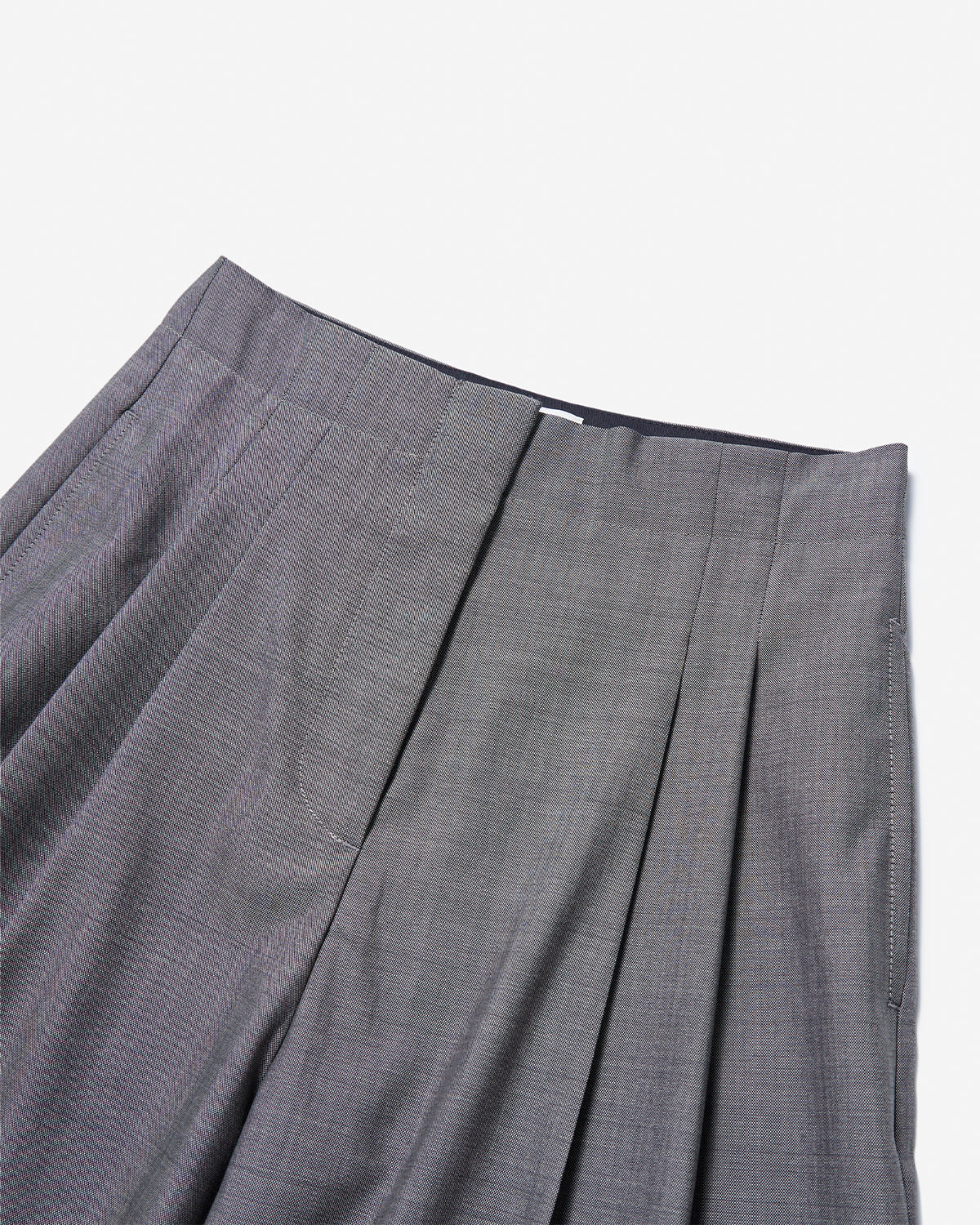 Lira - Double Pleat Pant - Warm Grey