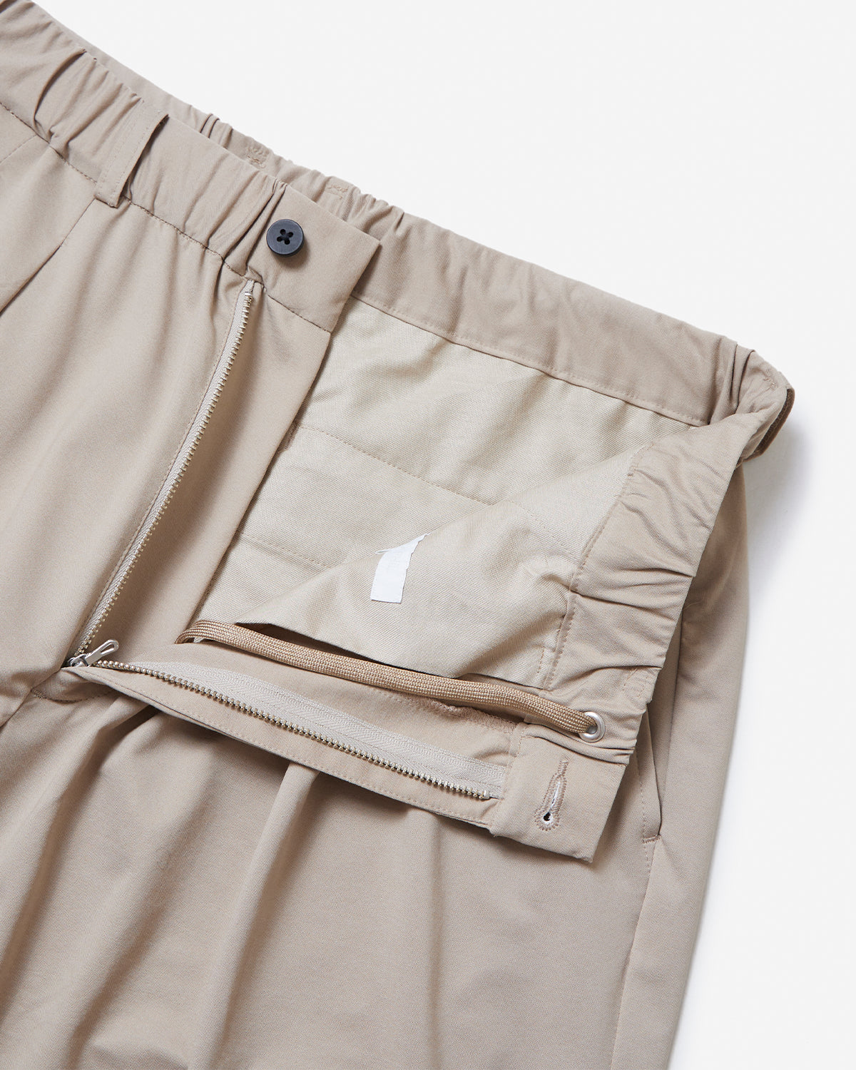 46G Pintuck Shorts  - Beige