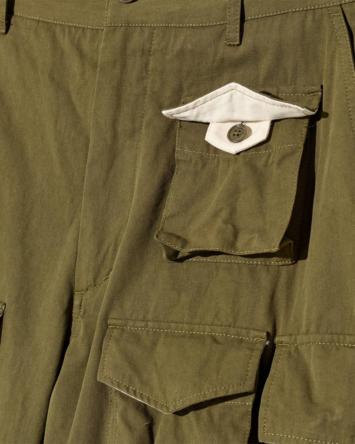 FA Pant - Olive Cotton Sanded Cloth