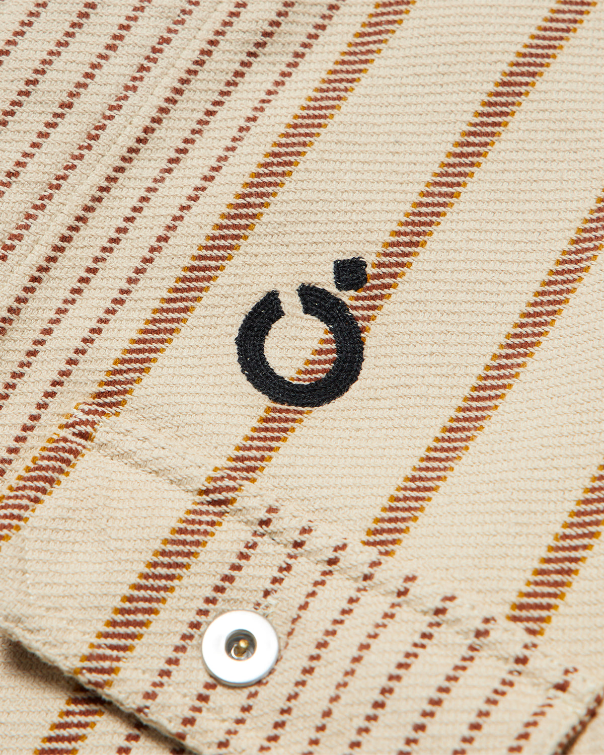 Stripe Trucker Jacket - Cream