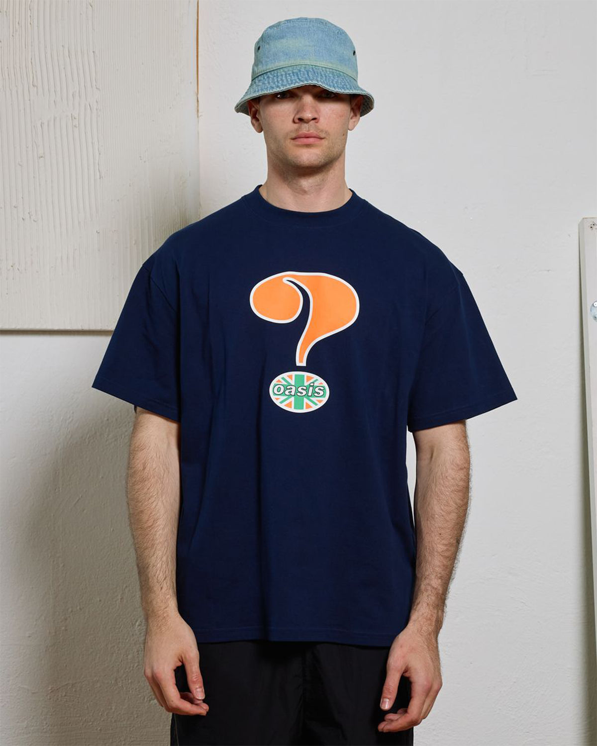 Pleasures X Oasis - Question Mark T-Shirt - Navy