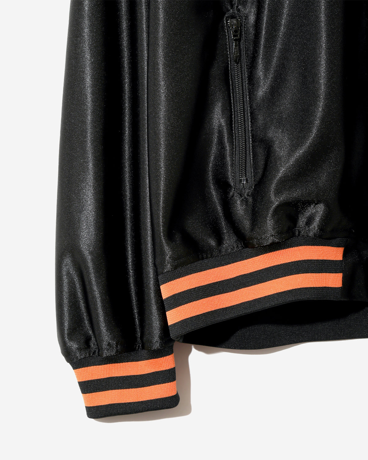 Track Jacket - Tricot Sateen - Black