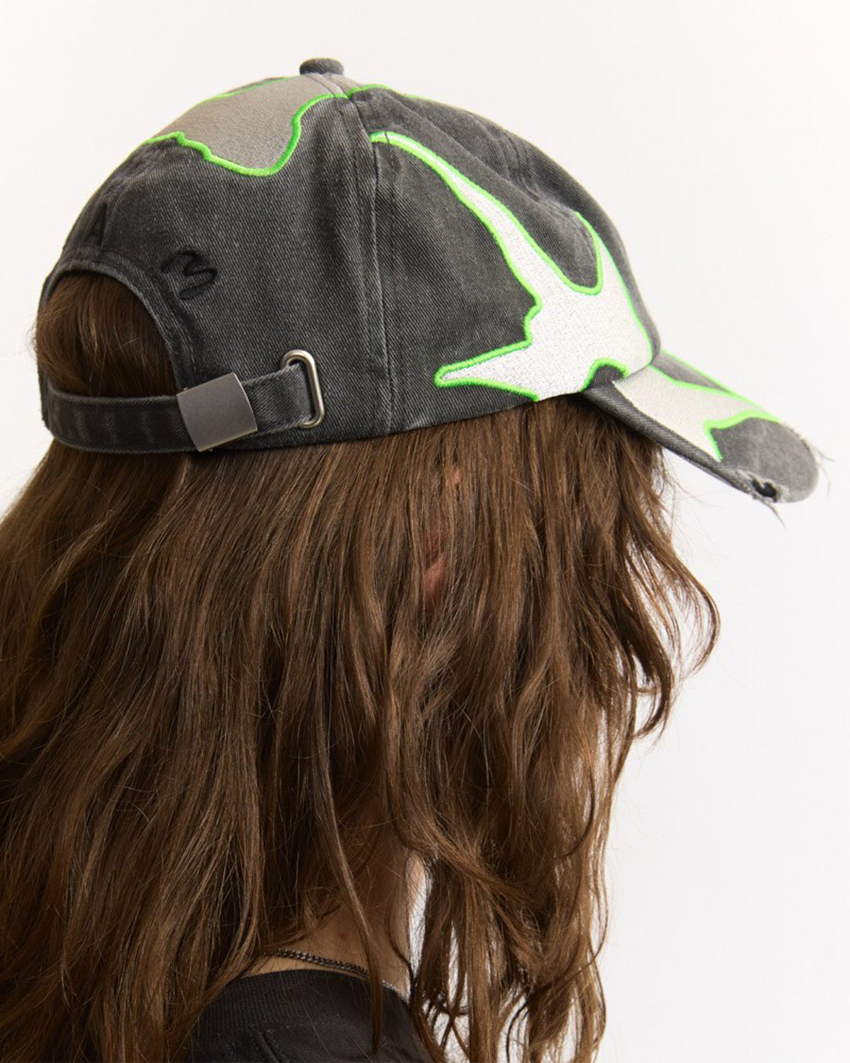 Thirty Three And A Third Baseball Cap - Black Wash / Sharp Green