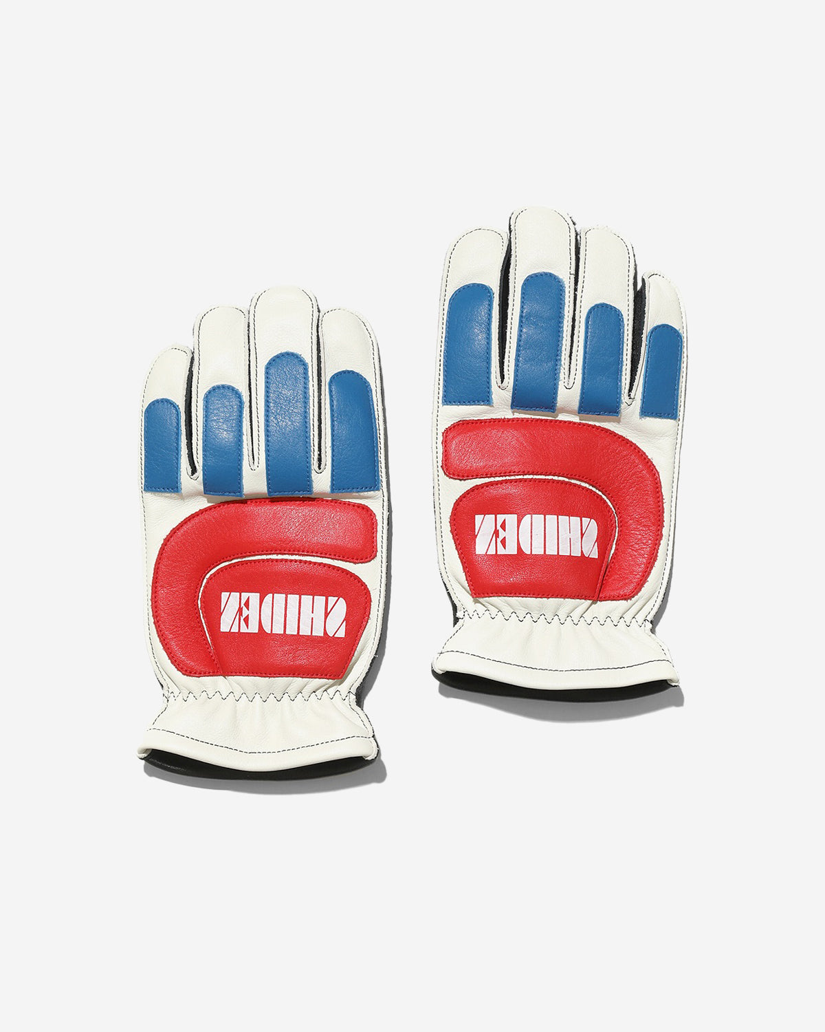 Motorcycle Glove - Sheep Skin - Tricolour