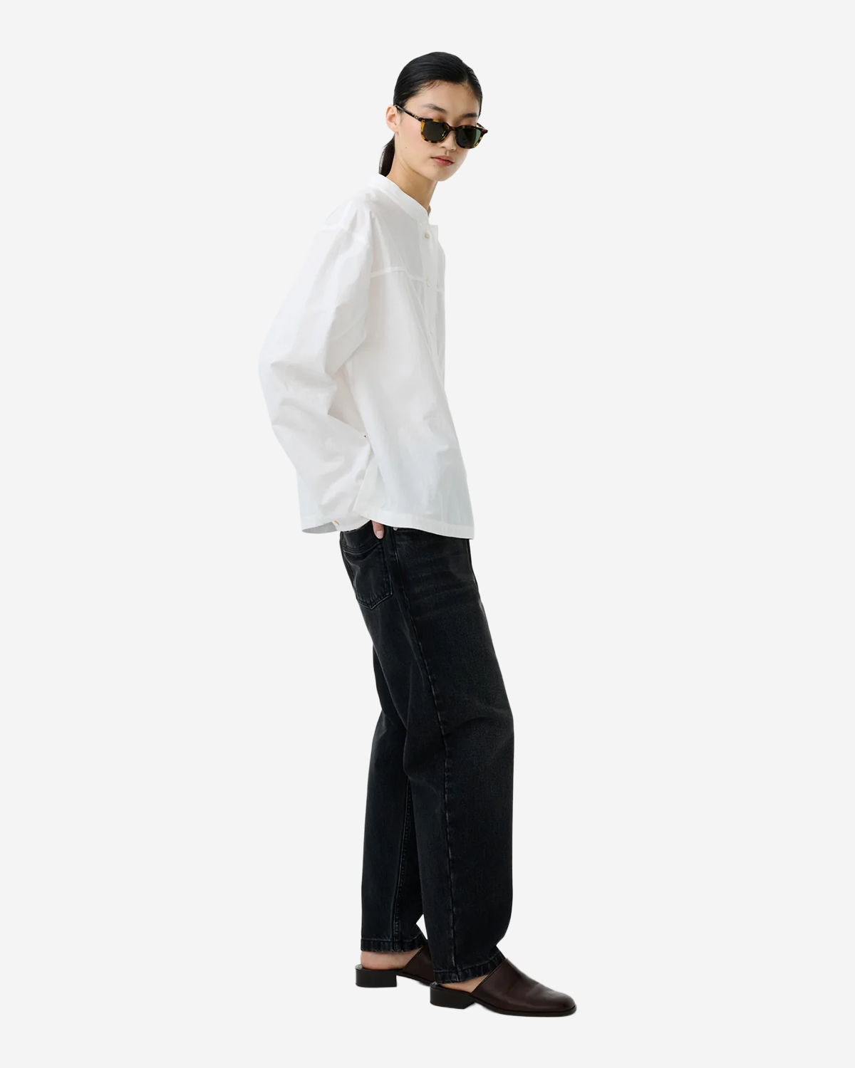 Vega - Half Placket Shirt - Optic White