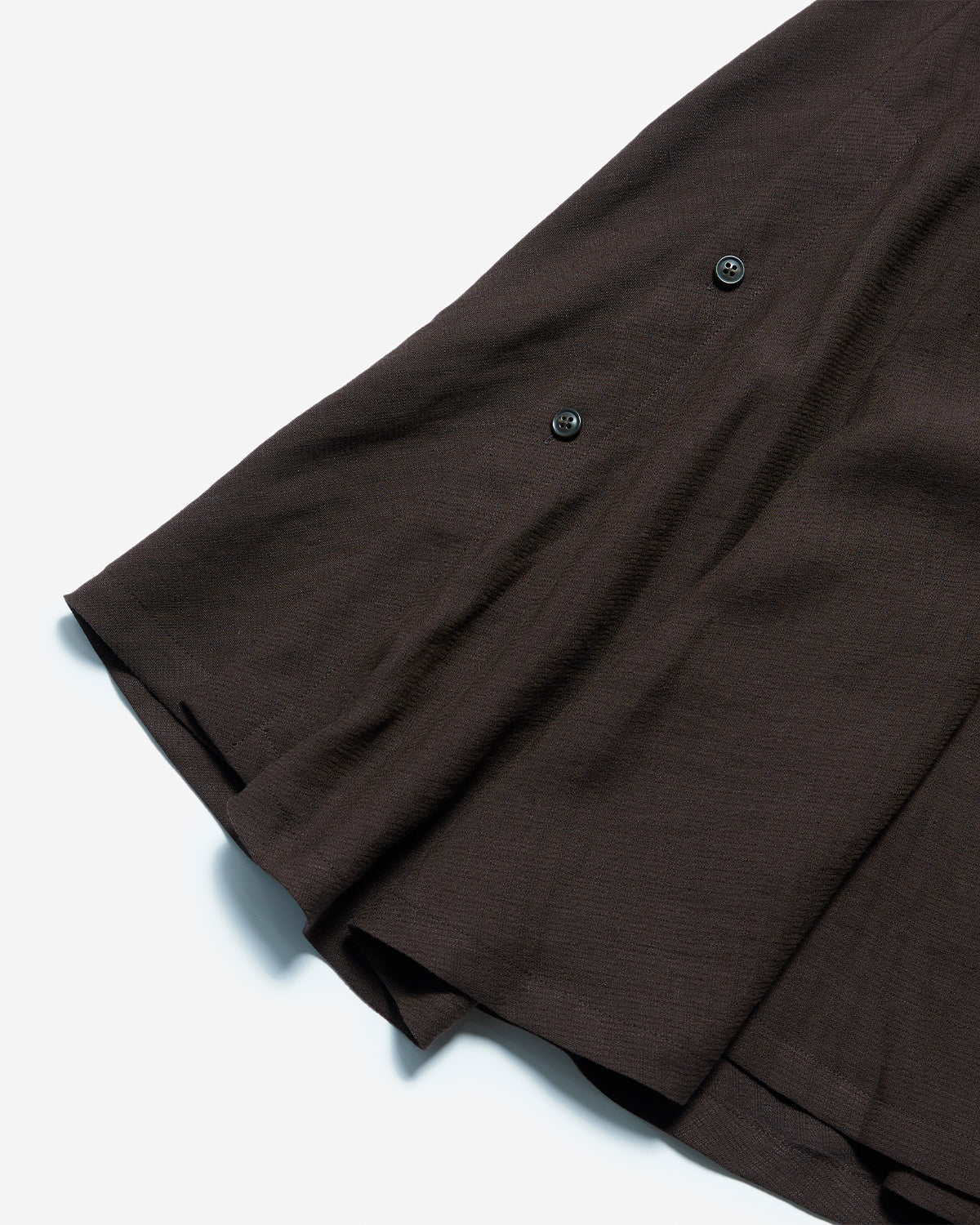 Yoke Cut Gathered SKT - Chocolate