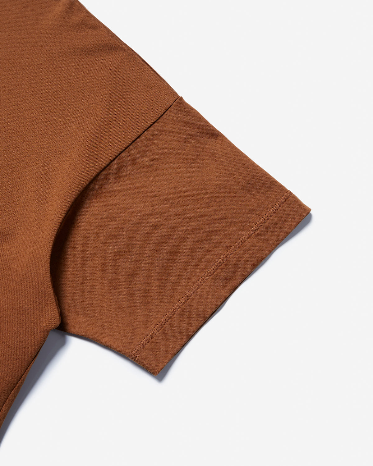 Draw Cord Hem Cropped T - Brown
