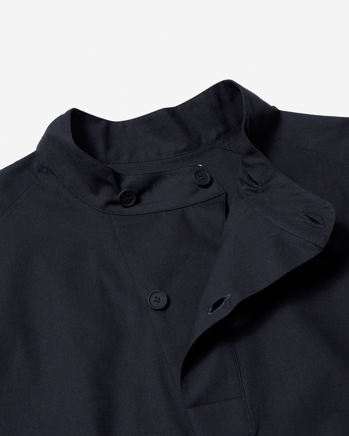 Casey - Half Placket Pop Over - Darkest Navy