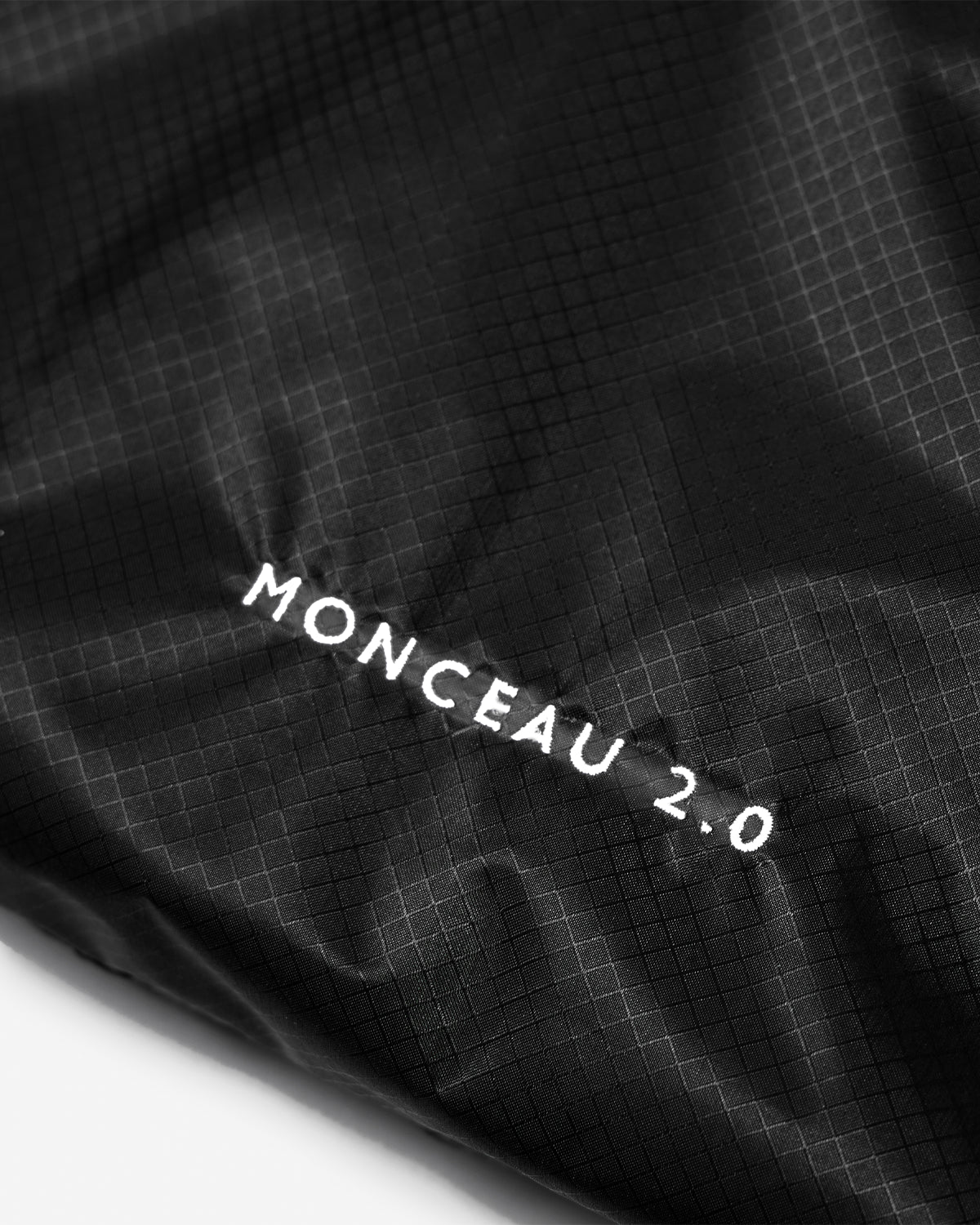 Monceau 2.0 - Cordura Nylon Ripstop Sacoche - Black White