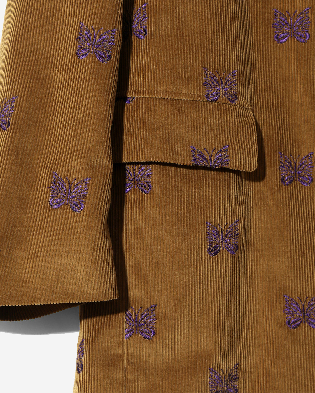 3B Jacket - Papillon Emb. Corduroy - Tan