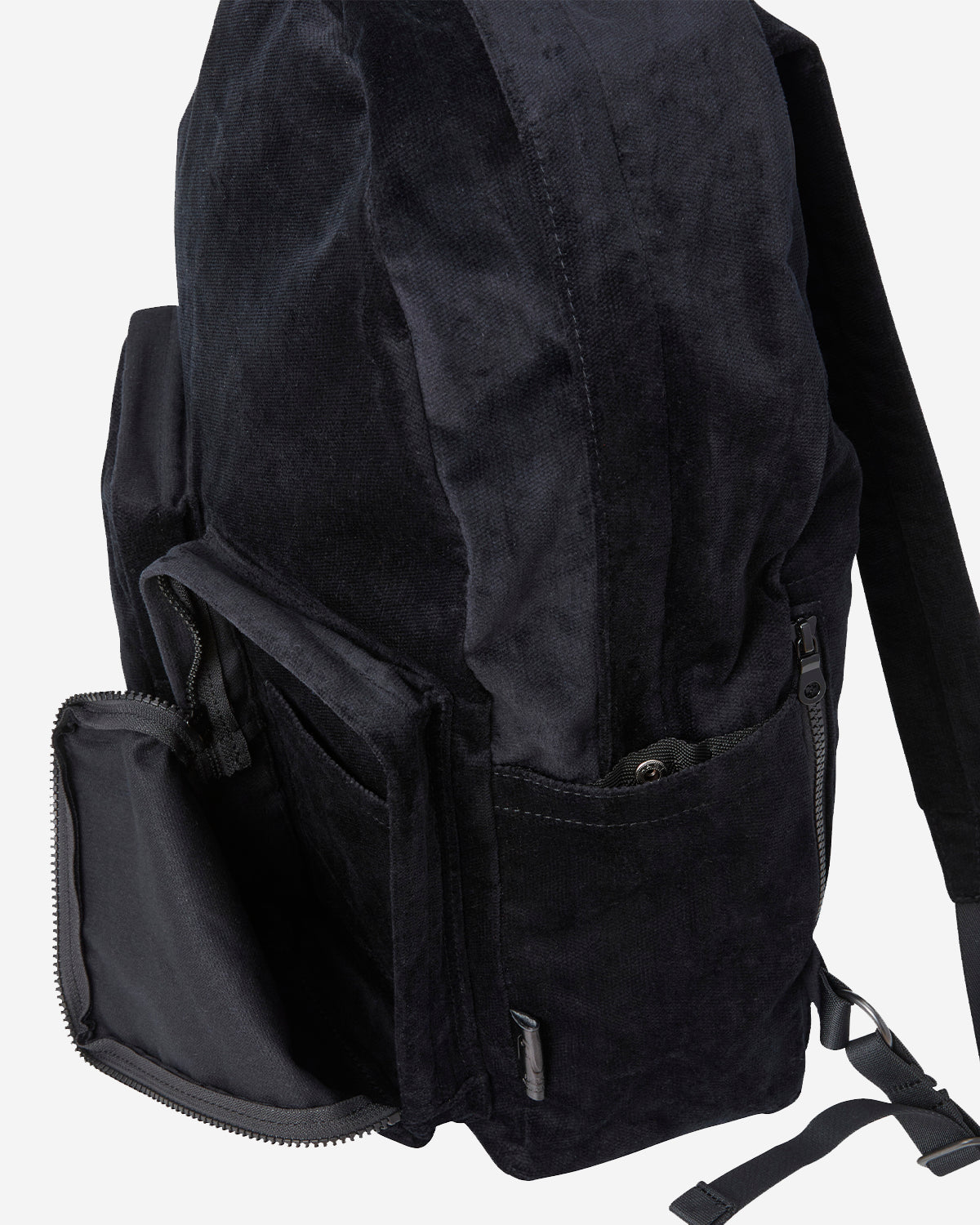 Corduroy Backpack - Black